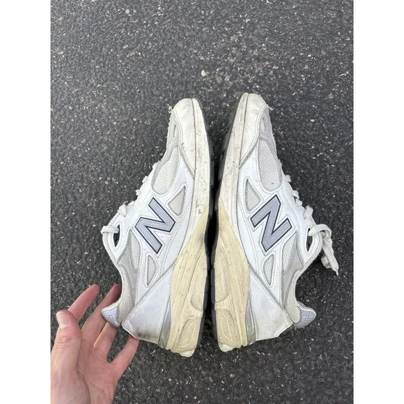 New Balance 990v3 Teddy Santis Sea Salt Size 12 Mens Used No Box - Picture 2 of 7